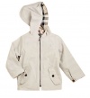 Burberry Infant Unisex Bryce Hooded Reversible Jacket in Trench (6M, Trench)