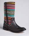 Southwestern-style blanket shafts add playfully dramatic interest to these Ella Moss boots, the perfect pair to enliven maxi dresses or your favorite denim leggings.