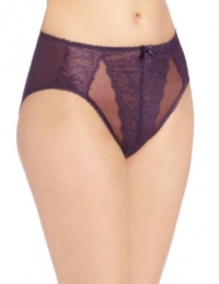 Wacoal Women's Plus-Size Retro Chic Hi Cut Brief, Nightshade, Medium Wacoal Women's Plus-Size Retro Chic Hi Cut Brief, Nightshade, Medium