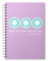 Baby's Eat, Sleep and Poop Journal, Log Book Lavender