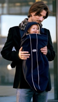 BABYBJORN Cover for Baby Carrier - City Black BABYBJORN Cover for Baby Carrier - City Black