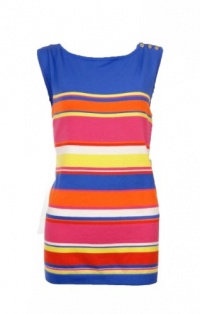 Lauren Ralph Lauren Womens Stripe Tank Plus Multi-color Lauren Ralph Lauren Womens Stripe Tank Plus Multi-color