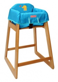 Fisher-Price Precious Planet Portable High Chair Cover, Blue Fisher-Price Precious Planet Portable High Chair Cover, Blue