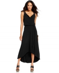 London Times' dress is totally on-trend with a touch of sheer lace at the straps and upper back and a flattering high-low hem, perfect for showing off a stunning pair of statement shoes. London Times' dress is totally on-trend with a touch of sheer lace at the straps and upper back and a flattering high-low hem, perfect for showing off a stunning pair of statement shoes.