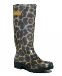 Cloudy skies may be in the forecast, but the stylish design of the Innocent rain boots by GUESS will surely brighten your outlook! Cloudy skies may be in the forecast, but the stylish design of the Innocent rain boots by GUESS will surely brighten your outlook!