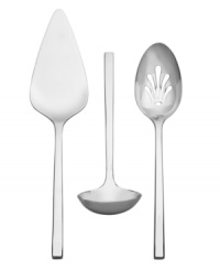Less is more. The clean lines and slender handles of the Polished hostess set are the essence of modern grace in versatile 18/10 stainless steel. From Vera Wang's flatware collection Less is more. The clean lines and slender handles of the Polished hostess set are the essence of modern grace in versatile 18/10 stainless steel. From Vera Wang's flatware collection