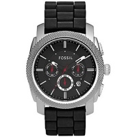 Fossil Machine Chronograph Black Silicone Mens Watch FS4572 Fossil Machine Chronograph Black Silicone Mens Watch FS4572