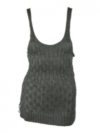 Doo Ri for Impulse Womens Knitted Racerback Sleeveless Top