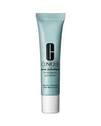 Clinique's medicated troubleshooter with benzoyl peroxide helps clear stubborn, recurring blemishes. Unclogs bacteria-filled pores, controls oil, reduces redness. Note: Recommended daily use of sunscreen in conjunction with this product. Clinique's medicated troubleshooter with benzoyl peroxide helps clear stubborn, recurring blemishes. Unclogs bacteria-filled pores, controls oil, reduces redness. Note: Recommended daily use of sunscreen in conjunction with this product.