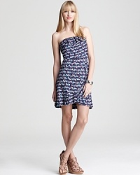 Micro-print buoys make a major splash on this Lilly Pulitzer dress. Finish the style with oversized shades and slip away to the shore. Micro-print buoys make a major splash on this Lilly Pulitzer dress. Finish the style with oversized shades and slip away to the shore.