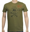 Lucky Brand Jeans To Tough To Die T-Shirt Green