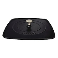 Perfect for cooking steaks, burgers and chicken breasts. Heat the Staub press in a grill pan on the stovetop or in the oven, then place the press atop the food in your pan and to cook both sides simultaneously. Perfect for cooking steaks, burgers and chicken breasts. Heat the Staub press in a grill pan on the stovetop or in the oven, then place the press atop the food in your pan and to cook both sides simultaneously.