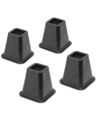 Raise the bed! Create even more room for storage & organization in your small space with this versatile bed risers. Just give your bed a lift & free up even more valuable space for living. 1-year warranty. Raise the bed! Create even more room for storage & organization in your small space with this versatile bed risers. Just give your bed a lift & free up even more valuable space for living. 1-year warranty.