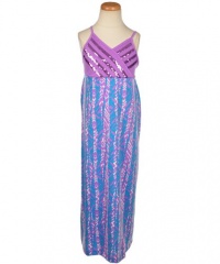 Derek Heart Sequin Social Dress (Sizes 7 - 16) - purple, 14