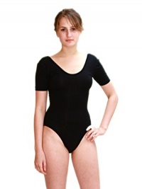 YogaColors Crystal Cotton Spandex Jersey Short Sleeve T-Shirt Leotard YogaColors Crystal Cotton Spandex Jersey Short Sleeve T-Shirt Leotard