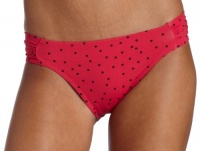 Calvin Klein Women's Dot Print Side Band Swimsuit Bottom,Azalea,Large Calvin Klein Women's Dot Print Side Band Swimsuit Bottom,Azalea,Large
