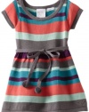Roxy Kids Baby-Girls Infant Crash Landing Dress, Castlerock Stripe, 6-9 Months
