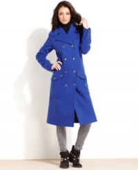 In a bold hue, this Free People wool coat is perfect for a warm yet fashion-forward fall look! In a bold hue, this Free People wool coat is perfect for a warm yet fashion-forward fall look!