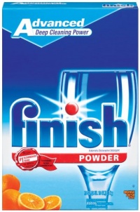 Finish Powder Dishwasher Detergent, Orange Fresh, 75 Ounces (Pack of 2) Finish Powder Dishwasher Detergent, Orange Fresh, 75 Ounces (Pack of 2)