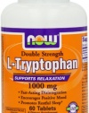 Now Foods L-tryptophan 1000mg, Tablets, 60-Count
