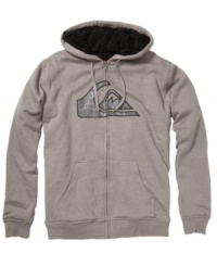 Whether you're just off your surf board or just walking through the snow, this sherpa lined Quicksilver hoodie will keep you warm in style. Whether you're just off your surf board or just walking through the snow, this sherpa lined Quicksilver hoodie will keep you warm in style.