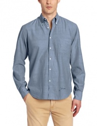 GANT Rugger Men's Selvage Madras E-Z OBD, Indigo Blue, X-Large GANT Rugger Men's Selvage Madras E-Z OBD, Indigo Blue, X-Large