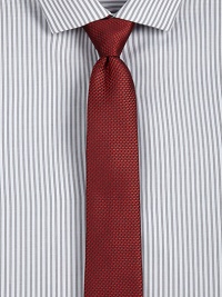 A handsome design woven in fine Italian silk with a hint of texturing for a distinctive finish.About 2 wideSilkDry cleanMade in Italy A handsome design woven in fine Italian silk with a hint of texturing for a distinctive finish.About 2 wideSilkDry cleanMade in Italy