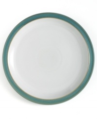 Lasting durability with handmade charm. These dinner plates Denby's Azure collection are made from sturdy stoneware and hand-painted in mix and match patterns for a look unique to you. Lasting durability with handmade charm. These dinner plates Denby's Azure collection are made from sturdy stoneware and hand-painted in mix and match patterns for a look unique to you.