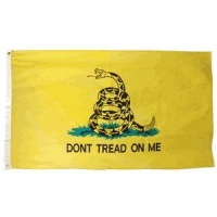 Dont Tread on Me YELLOW (Gadsden) Flag - 3x5 foot Poly Dont Tread on Me YELLOW (Gadsden) Flag - 3x5 foot Poly