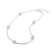Bling Jewelry CZ by the Yard Sterling Silver Cubic Zirconia Anklet 8.75 Inch Bling Jewelry CZ by the Yard Sterling Silver Cubic Zirconia Anklet 8.75 Inch