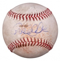 Derek Jeter Signed Game-Used Baseball - & MLB Holo - Steiner Sports Certified - Autographed Baseballs Derek Jeter Signed Game-Used Baseball - & MLB Holo - Steiner Sports Certified - Autographed Baseballs