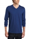 Calvin Klein Sportswear Men's Long Sleeve V-Neck Stripe Jersey