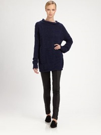 A softly rolled neckline and hem lend casual elegance to this ultra-soft knit pullover.Roll neckLong sleeves with rib-knit cuffsRolled hemline57% alpaca/35% polyamide/8% merino woolDry cleanImported of Italian fabricModel shown is 5'11 (180cm) wearing US size Small. A softly rolled neckline and hem lend casual elegance to this ultra-soft knit pullover.Roll neckLong sleeves with rib-knit cuffsRolled hemline57% alpaca/35% polyamide/8% merino woolDry cleanImported of Italian fabricModel shown is 5'11 (180cm) wearing US size Small.