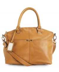 For a perfectly polished and professional look, look no further than Tignanello's Polish Pocket convertible satchel.