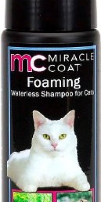 Miracle Coat Foaming Waterless Shampoo for Cats  7 oz.