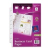 Avery Business Card Pages, Clear, Pack of 5 (76025)