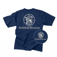 T-Shirt - S&W Logo, Navy Blue, Medium by Smith & Wesson T-Shirt - S&W Logo, Navy Blue, Medium by Smith & Wesson