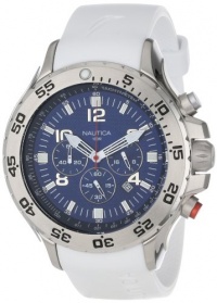 Nautica Men's N14537G NST Round Chronograph Resin Band Watch Nautica Men's N14537G NST Round Chronograph Resin Band Watch
