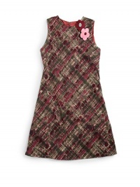 THE LOOKSleevelessFlower appliqués at frontConcealed back zip with hook-and-eye closureA-line silhouetteTHE MATERIALPolyesterFully linedCARE & ORIGINDry cleanImported THE LOOKSleevelessFlower appliqués at frontConcealed back zip with hook-and-eye closureA-line silhouetteTHE MATERIALPolyesterFully linedCARE & ORIGINDry cleanImported