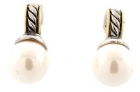 Designer Inspired Braided Pearl Drop Earring Designer Inspired Braided Pearl Drop Earring