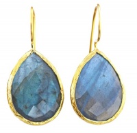 18KT Gold Vermeil Large Natural Labradorite Teardrop Earrings 925 Sterling Silver Bezel Set Gemstone Drops, Kyle Richards 18KT Gold Vermeil Large Natural Labradorite Teardrop Earrings 925 Sterling Silver Bezel Set Gemstone Drops, Kyle Richards