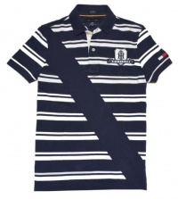 Tommy Hilfiger Men Custom Fit Striped Polo T-shirt Tommy Hilfiger Men Custom Fit Striped Polo T-shirt