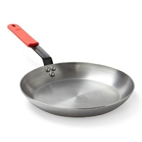 Destined for a lifetime of outstanding performance and durability, this high-quality cookware from Paderno is expertly constructed in Italy of ultra-strong carbon steel. Valued by professional chefs for its ability to yield excellent results under high heat and for the natural non-stick quality it acquires after its first seasoning with cooking oil, this assortment is designed to resist breaking, scratching and peeling. Destined for a lifetime of outstanding performance and durability, this high-quality cookware from Paderno is expertly constructed in Italy of ultra-strong carbon steel. Valued by professional chefs for its ability to yield excellent results under high heat and for the natural non-stick quality it acquires after its first seasoning with cooking oil, this assortment is designed to resist breaking, scratching and peeling.