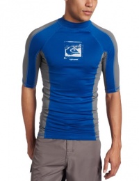 Quiksilver Men's Emulsion Short Sleeve Rashguard Quiksilver Men's Emulsion Short Sleeve Rashguard