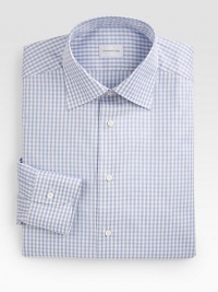 An elegantly tailored dress look in the world's finest Egyptian cotton. Buttonfront Moderate spread collar Egyptian cotton Machine wash Imported An elegantly tailored dress look in the world's finest Egyptian cotton. Buttonfront Moderate spread collar Egyptian cotton Machine wash Imported
