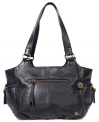 Simple and chic, this classic satchel from The Sak reels in old school charm. Crafted from soft leather with signature hardware, it boasts plenty of pockets to stash your everyday essentials. Simple and chic, this classic satchel from The Sak reels in old school charm. Crafted from soft leather with signature hardware, it boasts plenty of pockets to stash your everyday essentials.