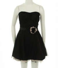 Material Girl Junior's Strapless Dress Black 5 Material Girl Junior's Strapless Dress Black 5