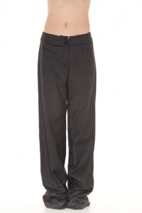 Armani Collezioni Grey Virgin Wool Pants Trousers, 8, Grey Armani Collezioni Grey Virgin Wool Pants Trousers, 8, Grey