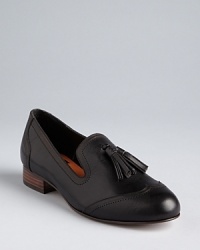 Dolce Vita takes the smoking shoe old school with tassels and other classic men's wear influences. Dolce Vita takes the smoking shoe old school with tassels and other classic men's wear influences.