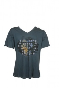 Kenneth Cole Mens Printed V Neck S/S Tee Shirt Kenneth Cole Mens Printed V Neck S/S Tee Shirt